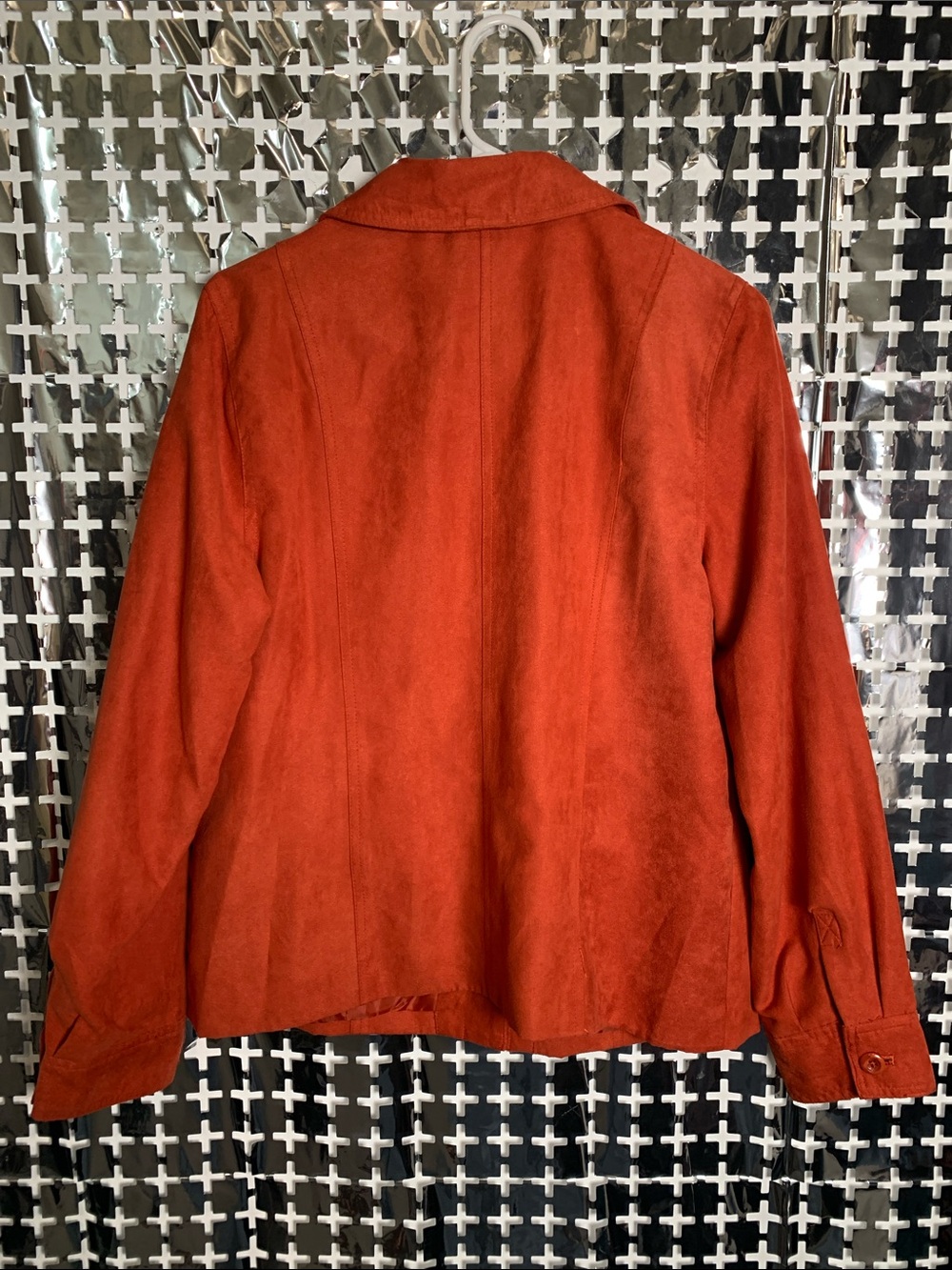 Studio Works Rust Orange Button-Front Utility Jacket - Picture 5 of 5